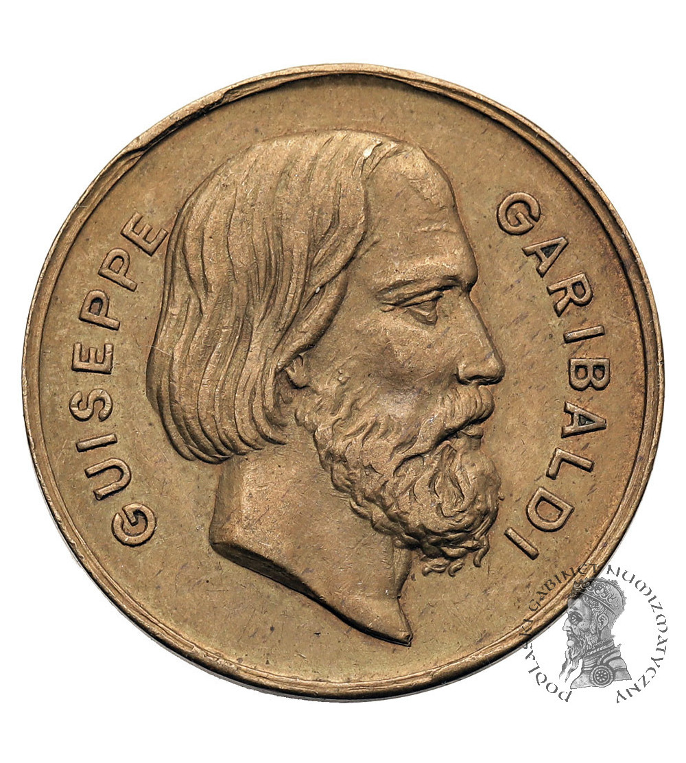 France. Medal, Homage of the French Republic to Garibaldi (1807 - 1882), Defender of European Freedoms, 19th century