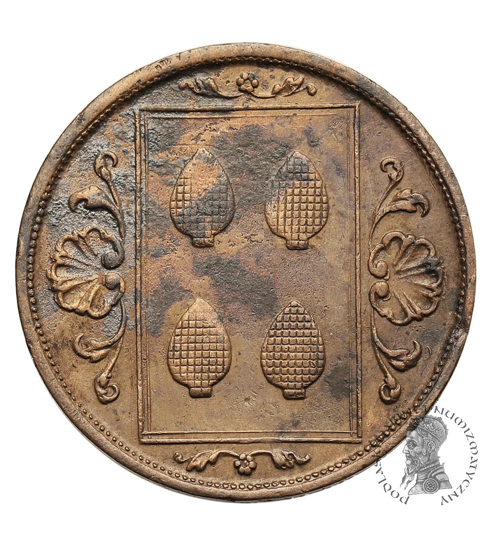 Szwecja, Karol XIV Jan (1818 - 1844). Medal 1823 upamiętniający ślub Oskara I z Josephine z Leuchtenberg