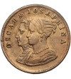 Szwecja, Karol XIV Jan (1818 - 1844). Medal 1823 upamiętniający ślub Oskara I z Josephine z Leuchtenberg