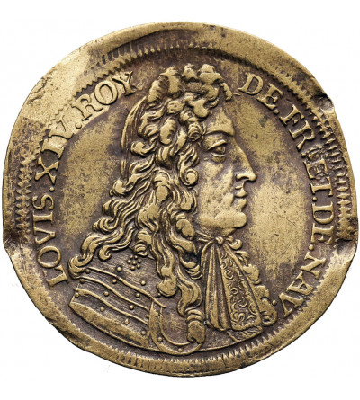 Niemcy, Norymberga, Ludwik XIV (1643- 1715). Żeton - Rechenpfennig XVII w.