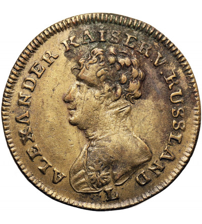 Niemcy, Norymberga / Rosja. Żeton - Token Car Alexander I, Barclay de Tolly, Lauer