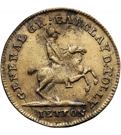 Niemcy, Norymberga / Rosja. Żeton - Token Car Alexander I, Barclay de Tolly, Lauer