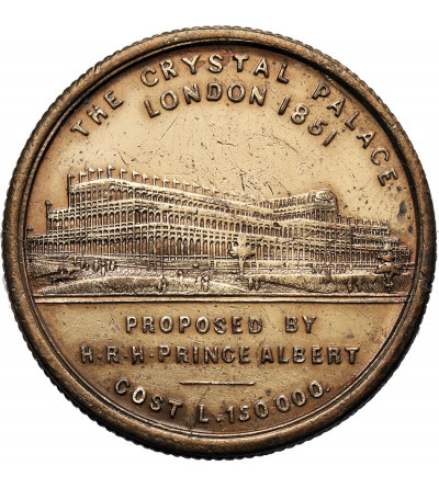 Great Britain, London, Victoria (1837-1901). Commemorative medal 1851, Exhibition at the Crystal Palace