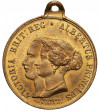 Francja / Wielka Brytania. Medal 1855 upamiętniający wizytę Wiktorii i Alberta w Paryżu