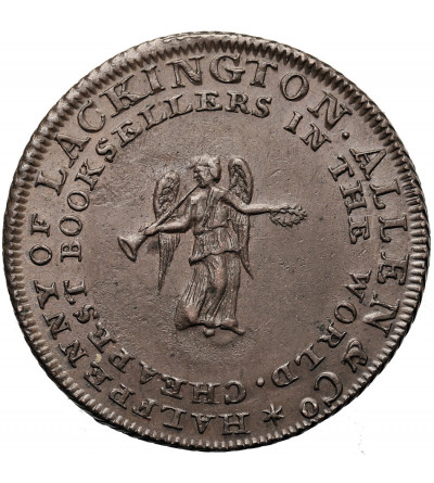 Great Britain. 1/2 (Half) Penny Token 1795, Middlesex - Lackington, HALFPENNY OF LACKINGTON