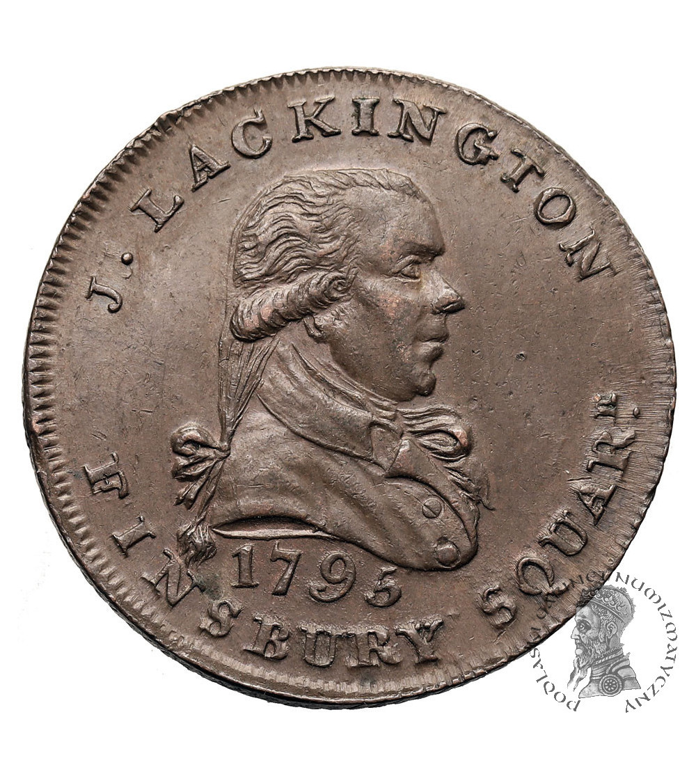 Great Britain. 1/2 (Half) Penny Token 1795, Middlesex - Lackington, HALFPENNY OF LACKINGTON