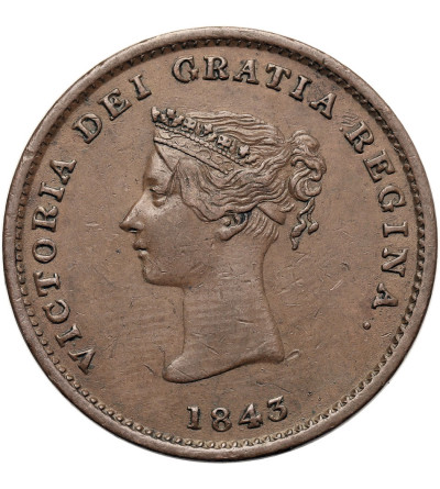 Canada, New Brunswick. 1/2 (Half) Penny Token 1843, Victoria