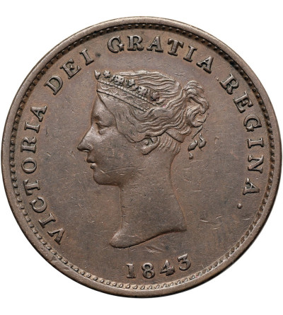 Canada, New Brunswick. 1/2 Penny Token 1843, Victoria