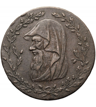 Wielka Brytania, Północna Walia. 1/2 (Half) Penny Token 1793, Seria Druidów