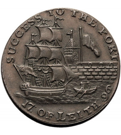 Wielka Brytania, Szkocja, Leith. 1/2 (Half) Penny Token 1796, John White (1751-1803)