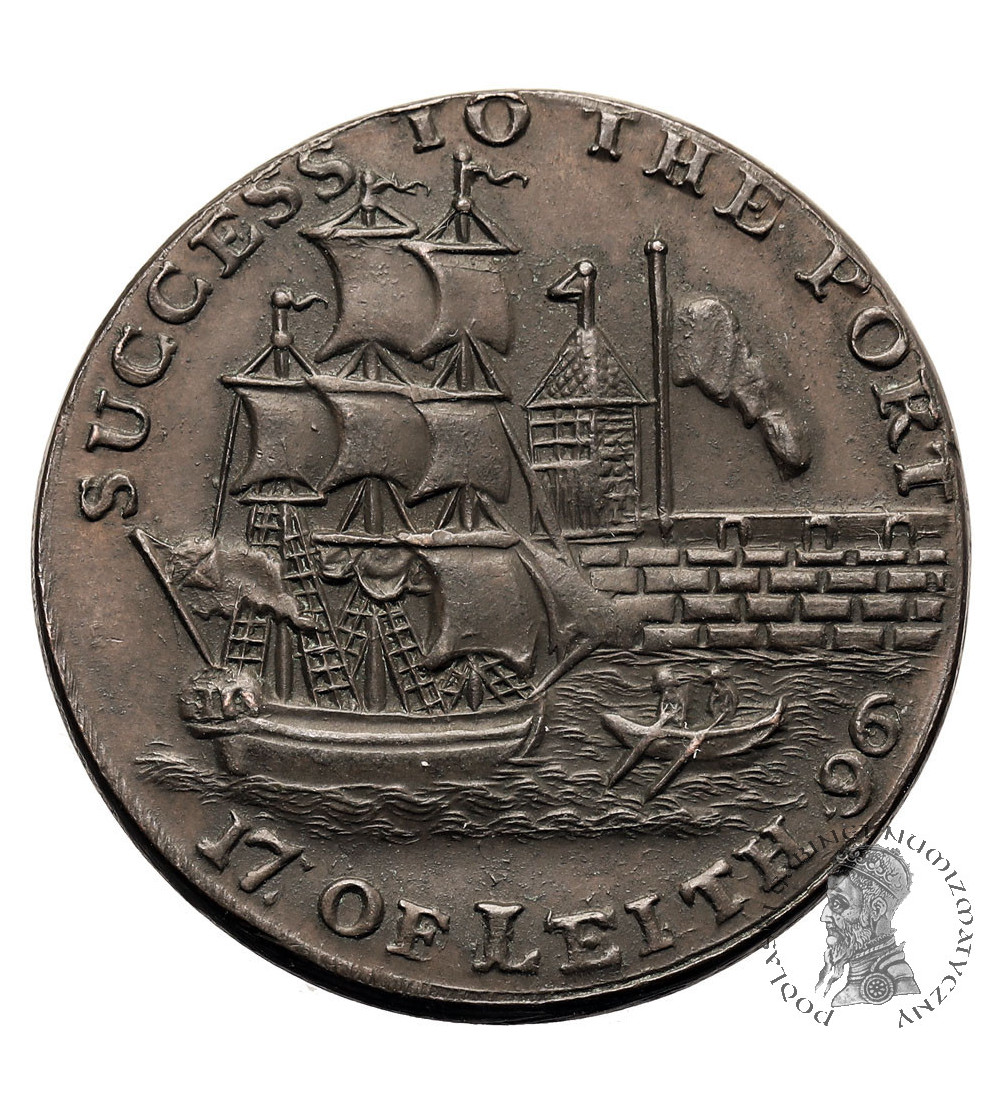 Wielka Brytania, Szkocja, Leith. 1/2 (Half) Penny Token 1796, John White (1751-1803)