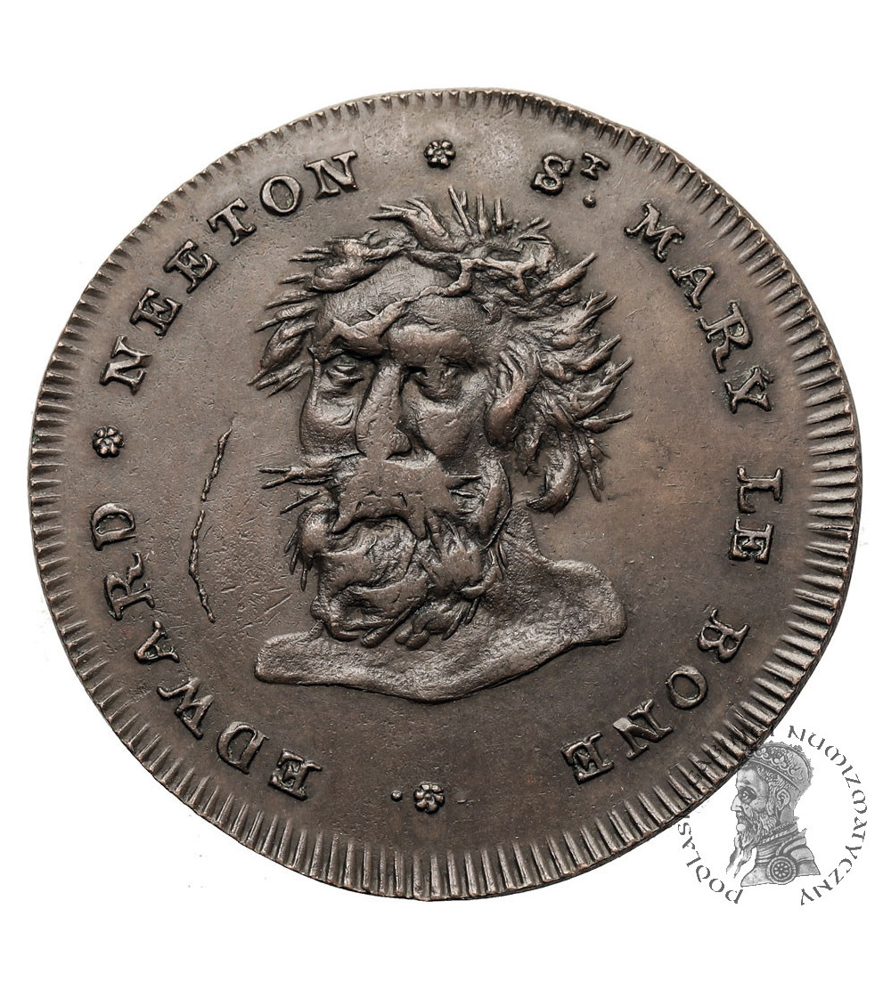 Great Britain, Middlesex. 1/2 (Half) Penny Token 1795, Edward Neeton, St Mary Le Bone', Saracen Conder, public house token