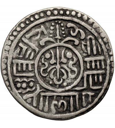 Nepal, Królestwo Bhatgaon, Jaya Ranajit Malla, 1722-1769 AD. Mohar, NS 842 / 1722 AD, emisja dla Tybetu