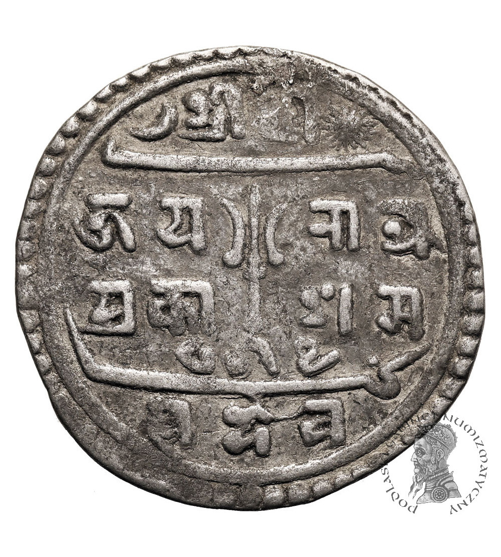 Nepal, Kingdom of Patan. Jaya Rajya Prakash Malla, NS 865-878 / 1745-1758 AD. Mohar, NS 865 / 1745 AD