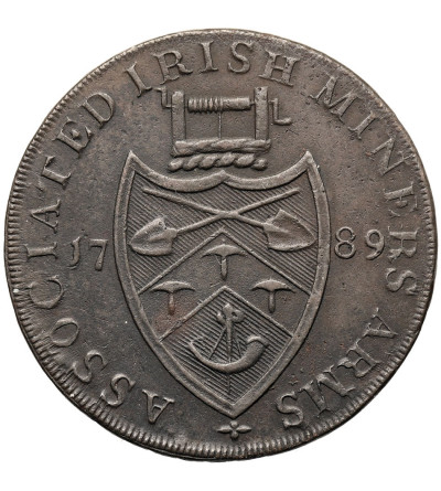 Ireland. 1/2 (Half) Penny Token 1789, CRONEBANE, (Conder tokens 1787-1797)