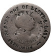 Wielka Brytania, Wiktoria (1837-1901). Żeton reklamowy, 3 Pence - Token londyńskiej gazety "Lloyd's Weekly Newspaper"