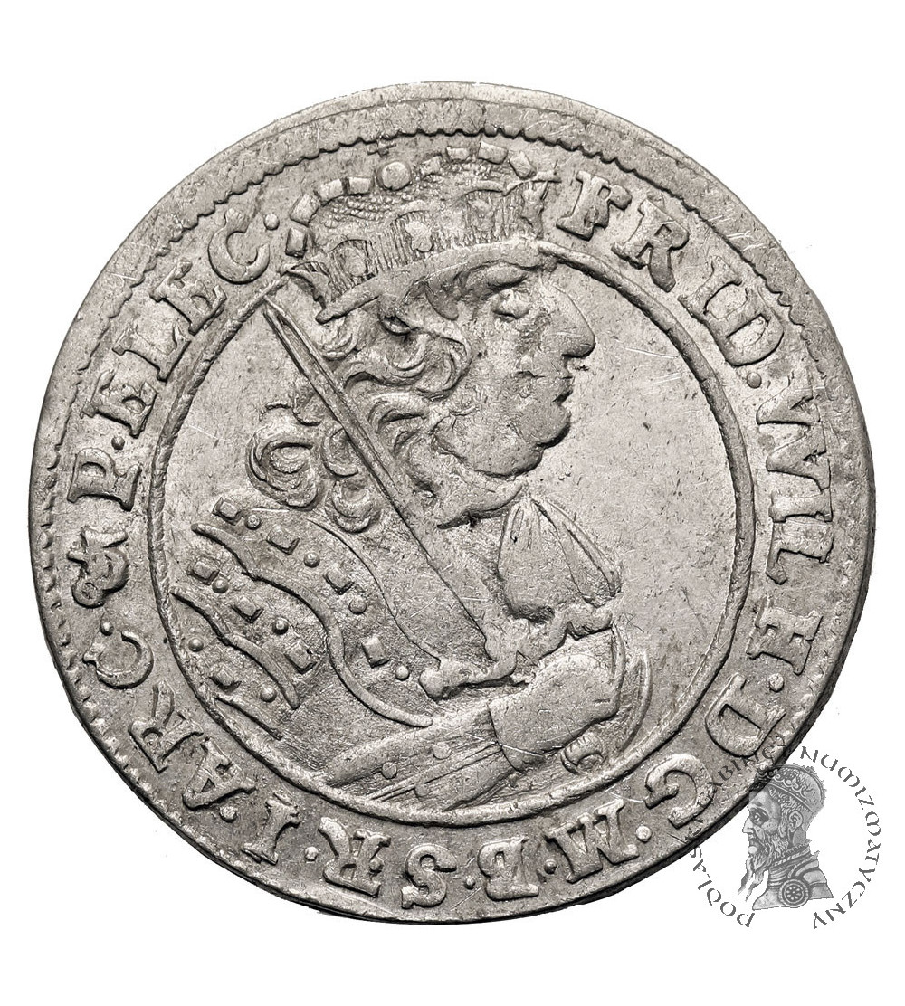 Brandenburg-Preussen (Prussia). Friedrich Wilhelm, the great elector, 1640-1688. Ort (18 Gröscher) 1684, HS, Königsberg