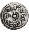 Nepal, Rana Bahadur, SE 1699-1720 / 1777-1799 AD. 1/4 Mohar, SE 1700 / 1778 AD