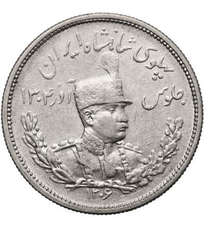 Iran, Reza Shah, AH 1344-1360 / 1925-1941. 2000 Dinarów (2 Kran), SH 1306 / 1927 AD, H (Heaton)