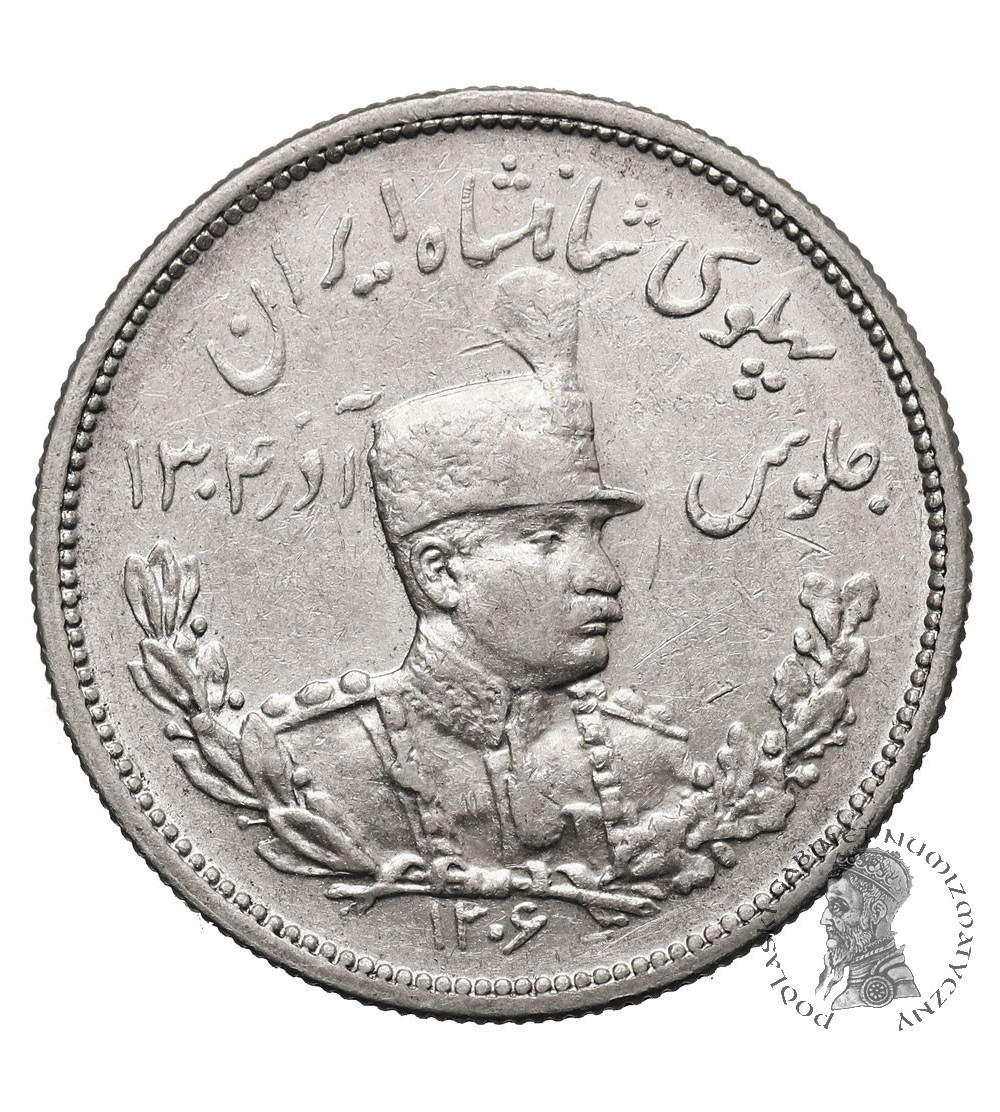 Iran, Reza Shah, AH 1344-1360 / 1925-1941. 2000 Dinarów (2 Kran), SH 1306 / 1927 AD, H (Heaton)