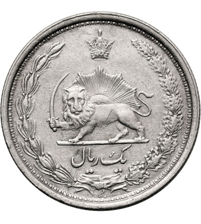 Iran, Reza Shah, AH 1344-1360 / 1925-1941 AD. 1 Rial, SH 1313 / 1934 AD