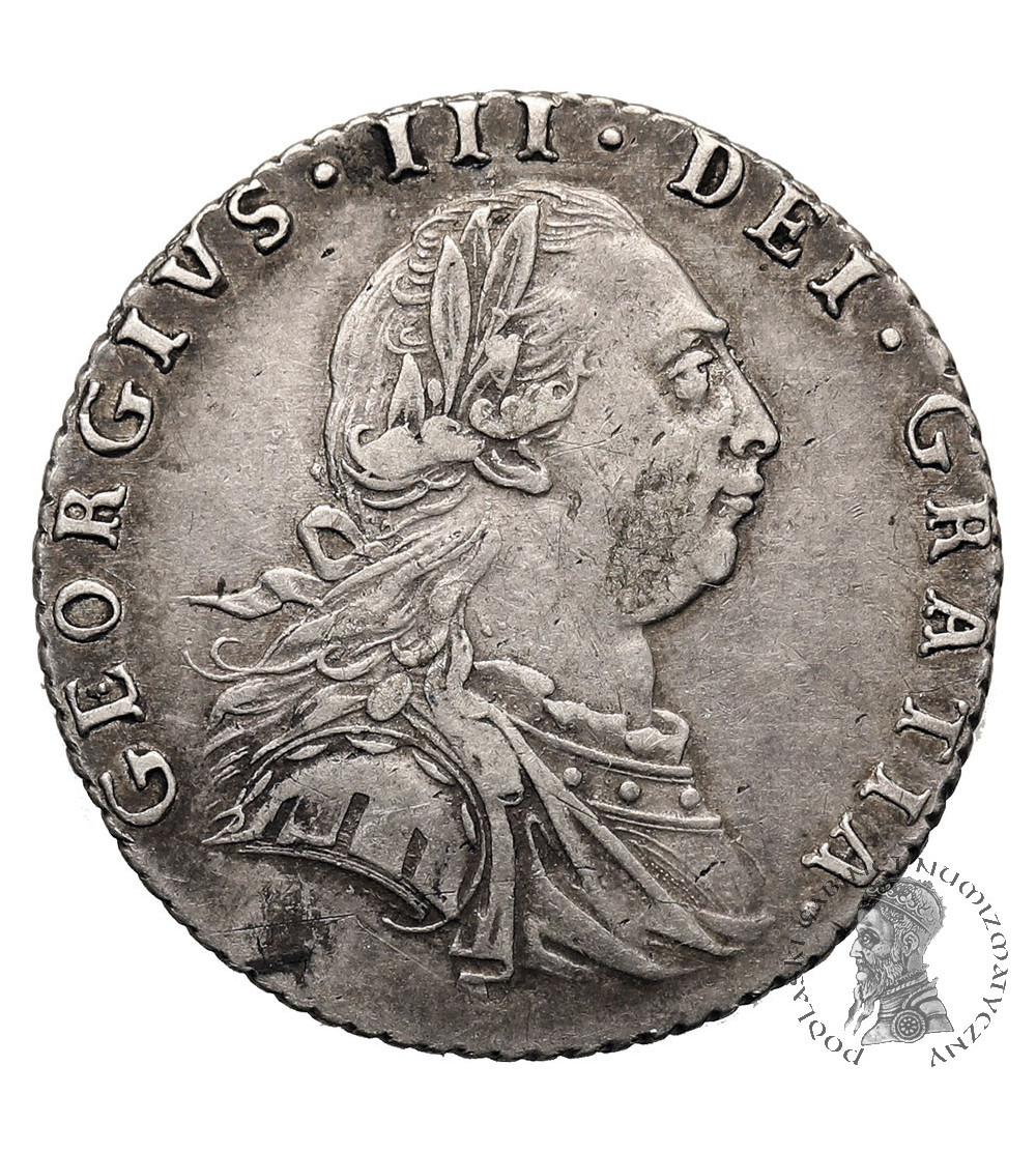 Wielka Brytania, Jerzy III, 1760-1820. 6 pensów 1787