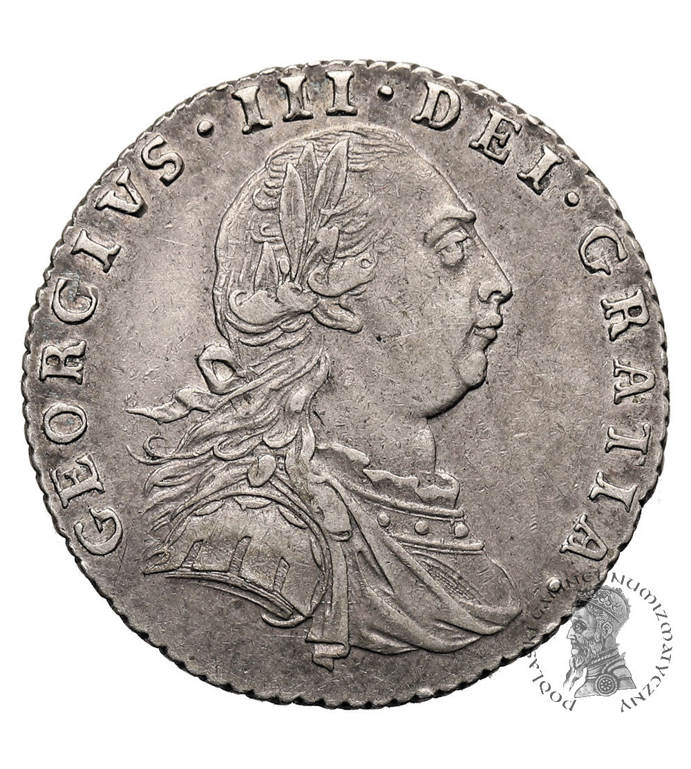 Wielka Brytania, Jerzy III, 1760-1820. 6 pensów 1787