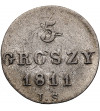 Polska. Księstwo Warszawskie, 5 groszy 1811 IS, Warszawa