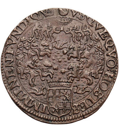 Niderlandy, Utrecht. Żeton 1626, CONFORTAMINI DEO CONFIDENTES, bitwa morska