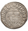 Teutonic Order / Deutscher Orden, Winrich von Kniprode 1351-1382. Schilllig no date, Torun (Thorn) mint