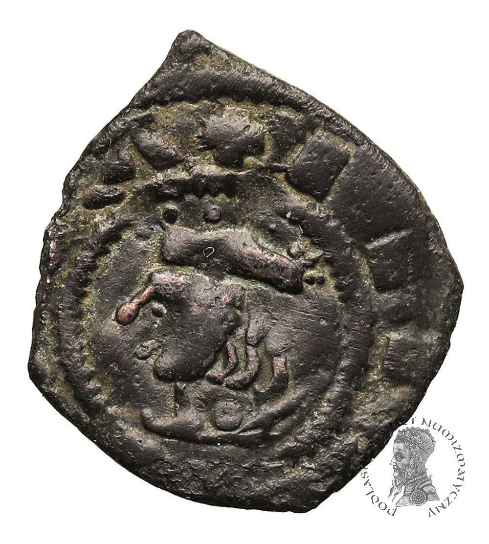 Korona Aragonii (Corona de Aragón). Federico III, 1296-1337. Dinero bez daty, Sycylia