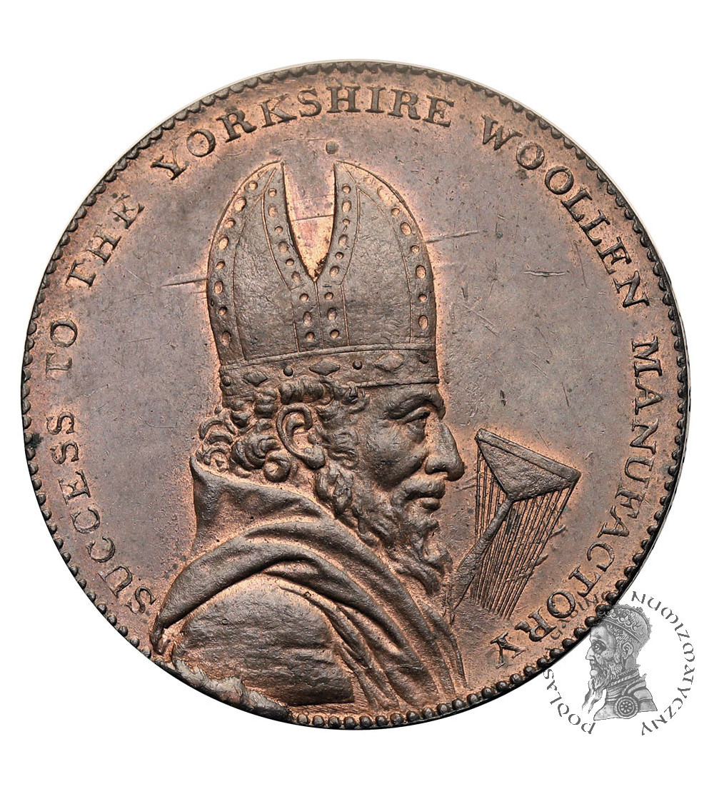 Great Britain, Yorkshire, Leeds. 1/2 Penny Token (merchant token) 1793, Yorkshire Woollen Manufactory