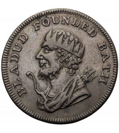 Great Britain, Bath, Somerset. Farthing Token 1794, BLADUD FOUNDED BATH THROUGH HIS SWINE