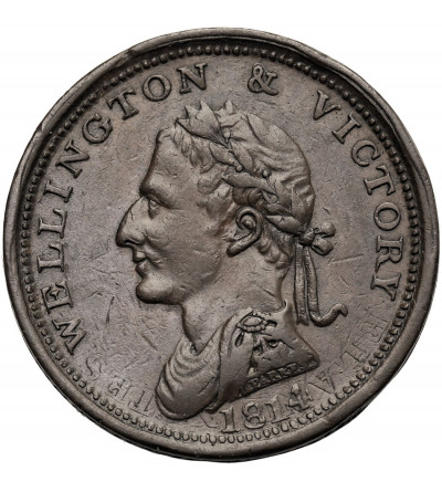 Ireland, Dublin. Penny Token WELLINGTON & VICTORY 1814, EDWARD BEWLEY 1816