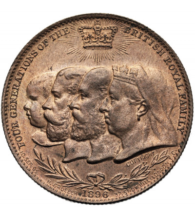 Wielka Brytania, Wiktoria (1837-1901). Medal / Token 1896, Brytyjskie maszyny do pisania Remington