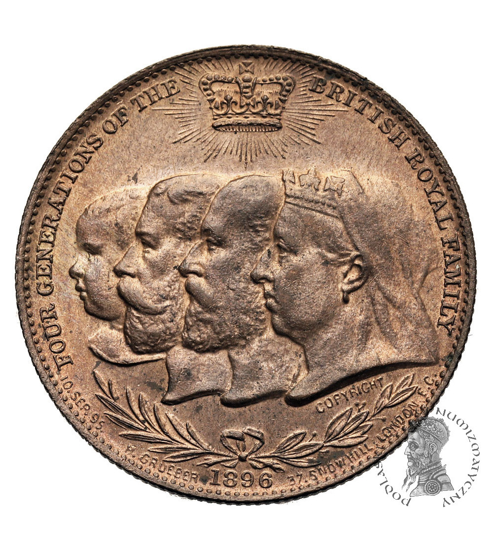 Great Britain, Victoria (1837-1901). Medal / Token 1896, British Remington typewriters