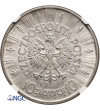 Polska. 10 złotych 1934, Warszawa, Józef Piłsudski - NGC AU 58