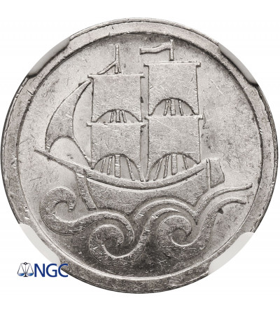 Gdansk (Danzig). 1/2 Gulden 1923, Koga - NGC MS 62