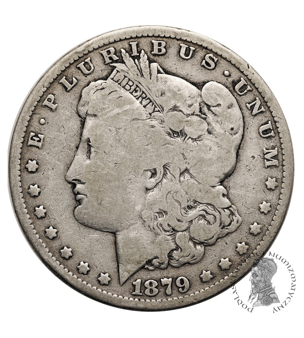 USA. Morgan dolar 1879, Filadelfia