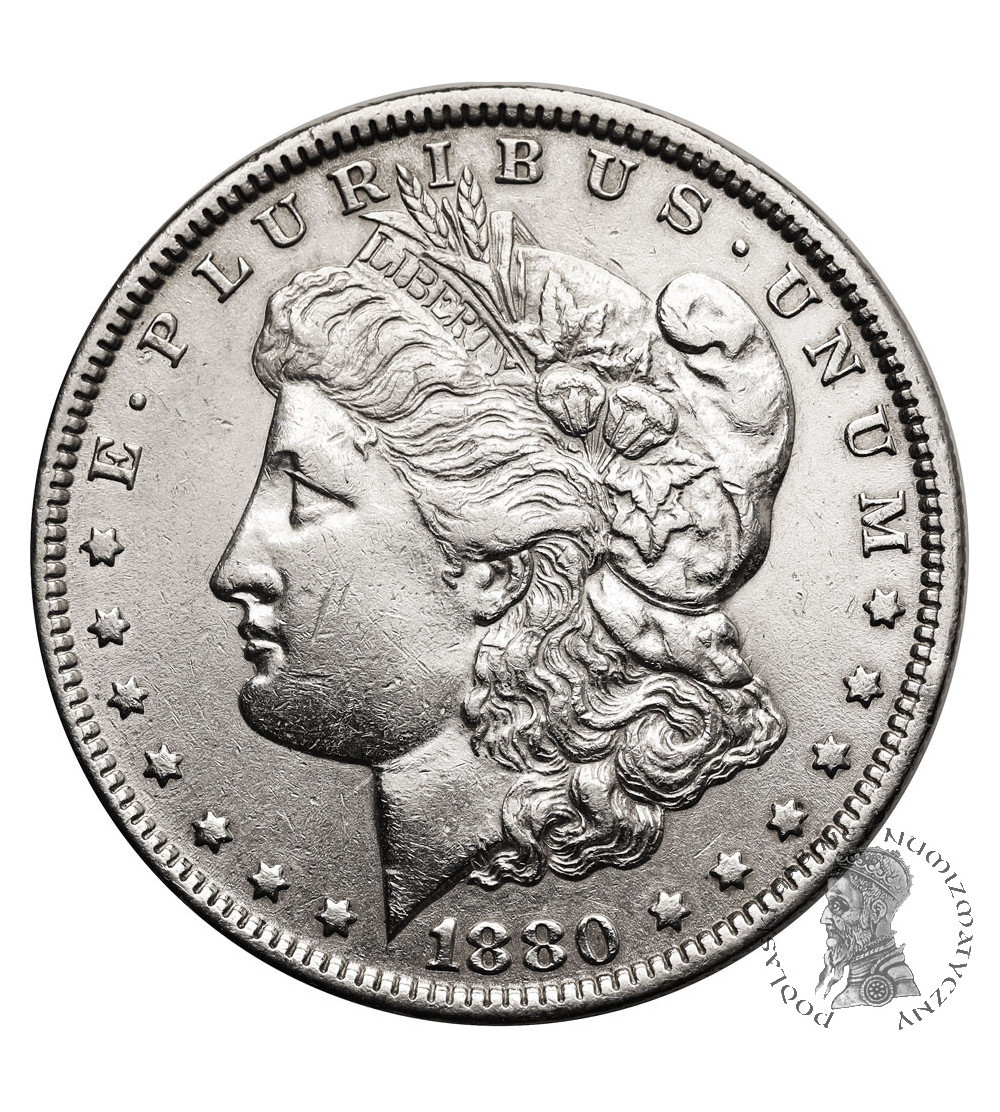 USA. Morgan Dollar 1880, Philadelphia