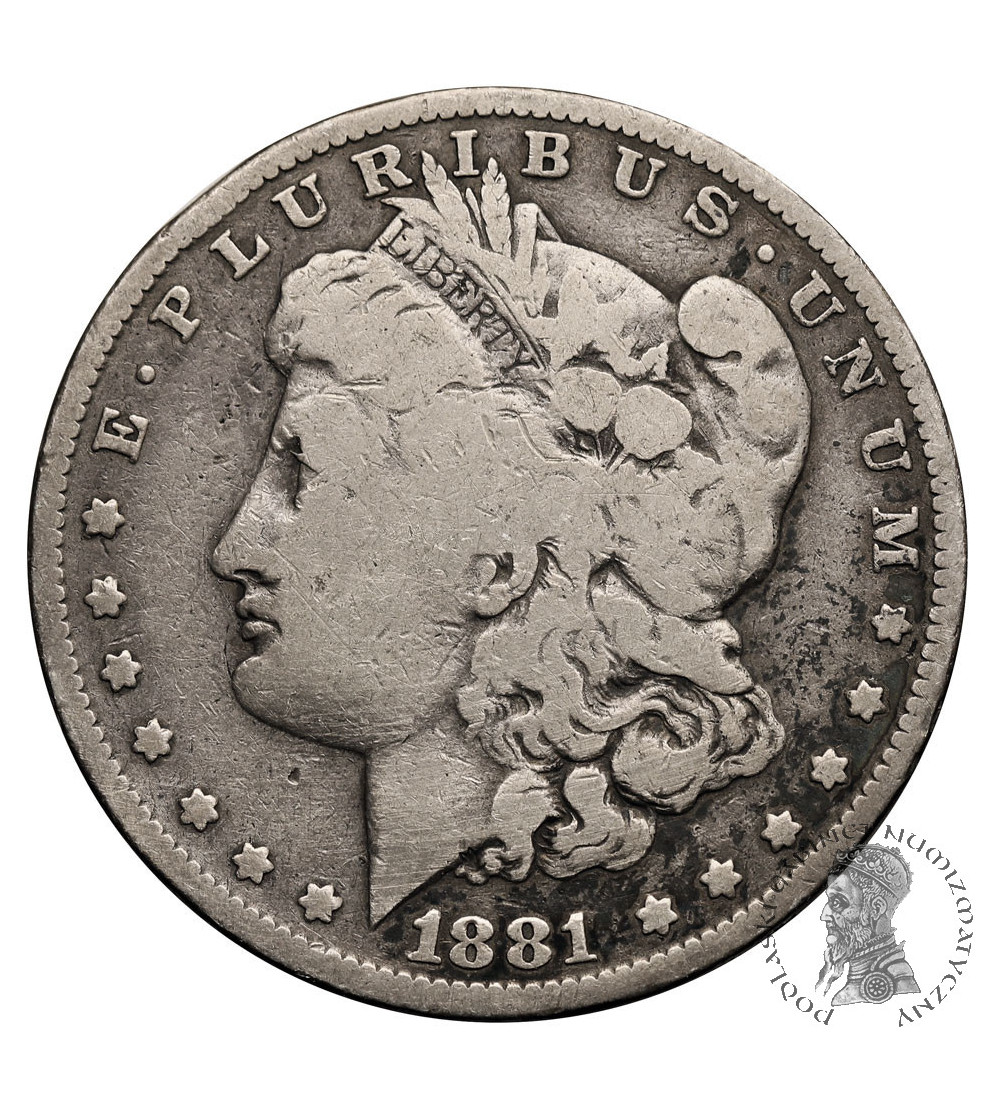 USA. Morgan Dollar 1881 O, New Orleans