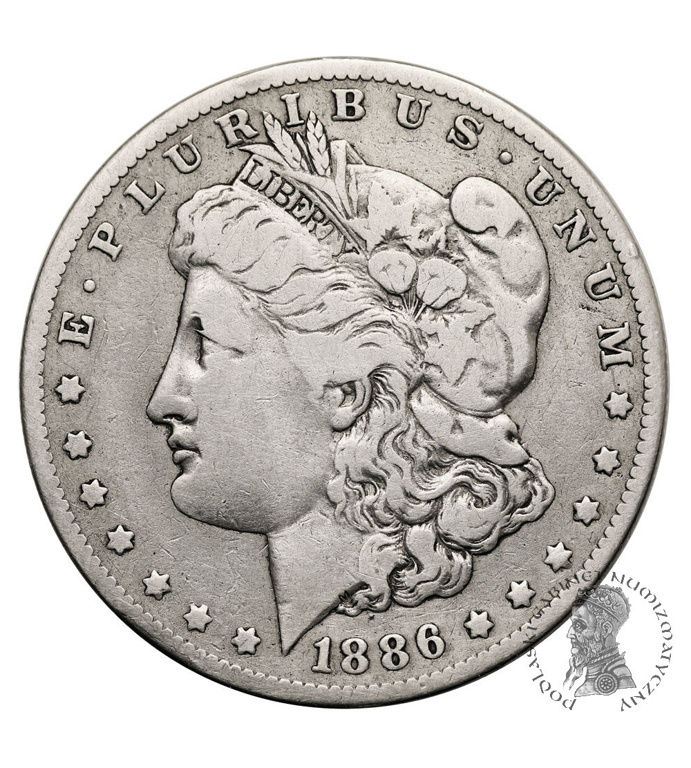 USA. Morgan Dollar 1886 O, New Orleans