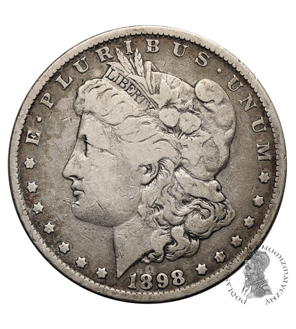 USA. Morgan Dollar 1898, Philadelphia