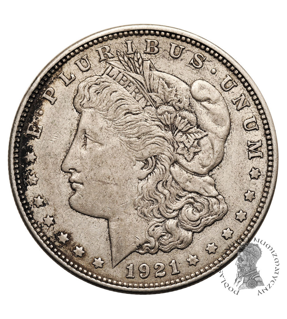 USA. Morgan dolar 1921 D, Denver