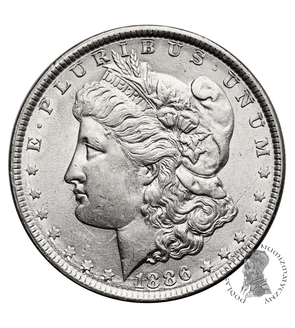 USA. Morgan Dollar 1886, Philadelphia