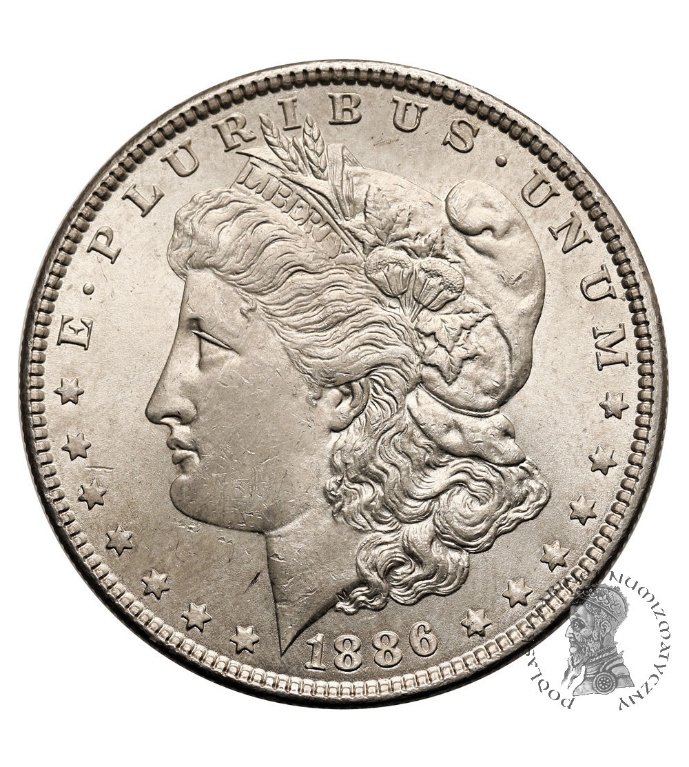 USA. Morgan Dollar 1886, Philadelphia