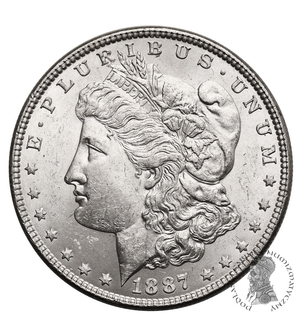 USA. Morgan Dollar 1887, Philadelphia