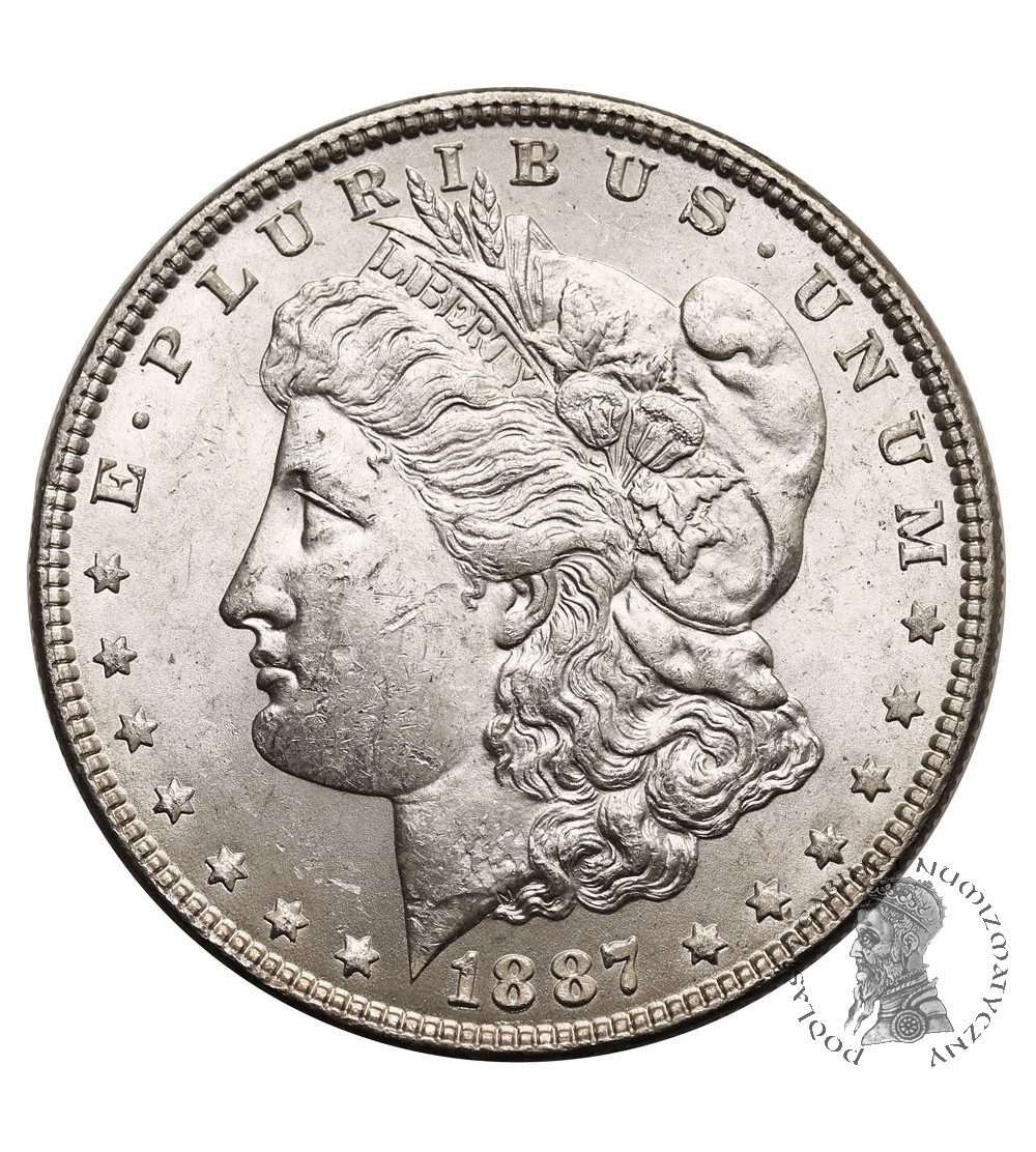 USA. Morgan Dollar 1887, Philadelphia