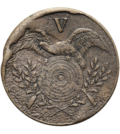 USA, Filadelfia. Medal 1871, 25-lecie Klubu Strzeleckiego