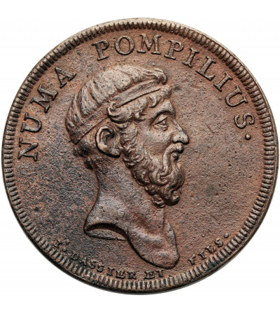 Switzerland. Numa Pompilius Medal, Roman Series, Jean Dassier